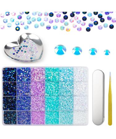 Temporary Glitter Tattoo Kit for Kids Women, 24 Sparkly & 6 Fluorescent  Color