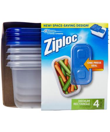 Ziploc Gallon Food Storage Slider Bags, Power Shield Technology for More Durability, 26 Count (Pack of 4)