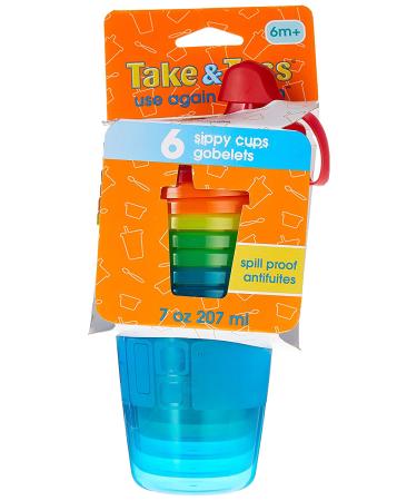 The First Years Take & Toss Spill-Proof 7 Ounce Cups