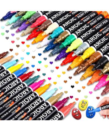 GenCrafts Watercolor Brush Pens Set of 20 Premium Colors - Real  Brush Tips - No Mess Storage Case - Washable Nontoxic Markers - Portable  Painting : Arts, Crafts & Sewing