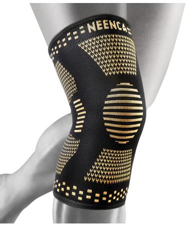 NEENCA Professional Knee Brace for Knee Pain Medical Knee Support with  Patented X-Strap Fixing System. Best for Arthritis Meniscus Tear Injury  Recovery Knee Pain Relief ACL Sports. Large Black