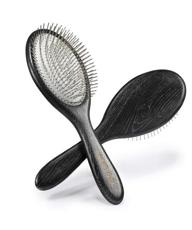 BESTOOL Hair Brush Boar Bristle Hair Brushes for Women men Kid Boar & Nylon Bristle  Brush for Wet/Dry Hair Smoothing Massaging Detangling Everyday Brush  Enhance Shine & Health (Square)