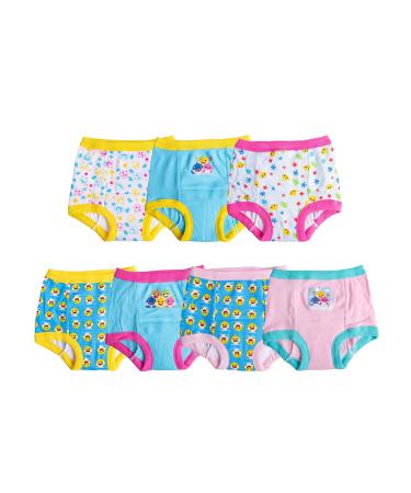 Baby Shark Girls 7pk Potty Training Pant Underwear, 3 Years