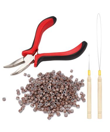 Professional Hair Extension Kit Plier Plus Pulling Hook Bead
