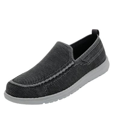 1TAZERO Extra Wide Shoes for Men - Wide Width 4E(5E) Slip on Diabetic Max  Shoes with Arch Support Plantar Fasciitis Loafers Casual for Swollen Feet  Black 11 X-Wide