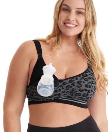 Momcozy Hands Free Pumping Bra, Seamless Adjustable Breast Pump Bra and  Nursing Bra All in One with Nursing Pads, All Day Wear for Spectra,  Lansinoh, Philips Avent (Black, X-Large) Black X-Large