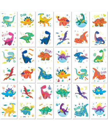 Fun Party Kids Temporary Tattoo Paper Waterproof Non Toxic Cartoon Dinosaur  Temporary Temporary Tattoo Paper For Girls Boys Birthday Party Favors  Christmas Events Gift From Jessie06, $6.87