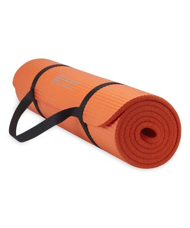 Gaiam Easy-Cinch Yoga Mat Sling, 1 Count (No Mat Included) Navy
