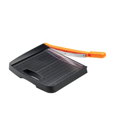 Fiskars SureCut Portable Trimmer with Recycled Cutline, 12 inch Cut, Black