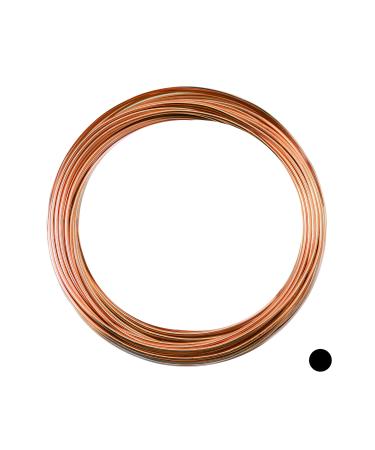 12 Gauge, 99.9% Pure Copper Wire (Round) Dead Soft CDA #110 Made in USA -  5FT by CRAFT WIRE 12 Gauge 5 Feet