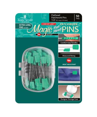 Taylor Seville Magic Pin Ultra Grip Quilting Fine 50pc