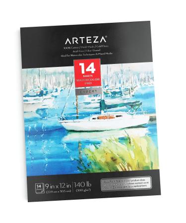  Arteza Black Acrylic Paper Pad, Pack of 2, 6 x 6 Inches, 16  Sheets Each, 246-lb Painting Pad, Art Supplies for Acrylic and Oil Painting,  Drawing and Sketching