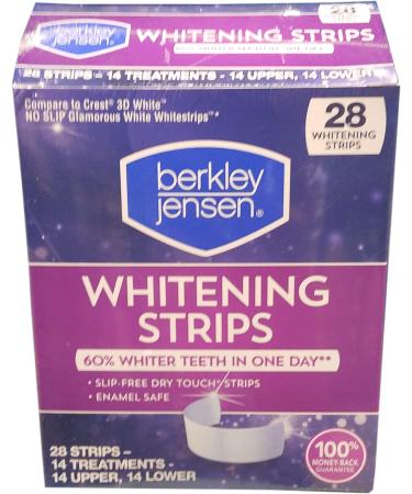 Berkley jensen 105374 Whitening Strips (28 Count) Shape