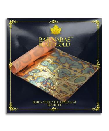 Genuine Gold Leaf Sheets 23K - by Barnabas Blattgold - 3.1 Inches - 25 Sheets Booklet - Loose Leaf