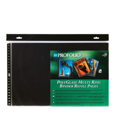 ProFolio by Itoya, ProFolio Multi-Ring Refillable Binder - Portrait, 9 x 12  Inches