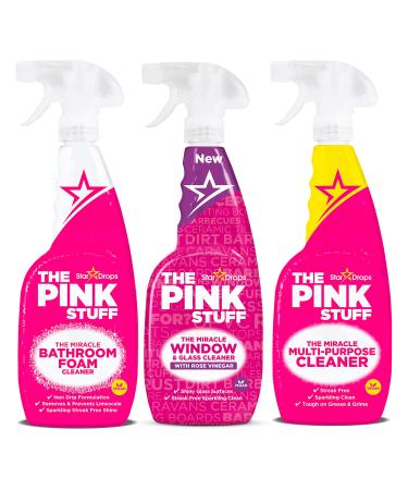Stardrops - The Pink Stuff - The Miracle All Purpose Floor Cleaner - Pack of 2, 67.6 fl oz (82375)