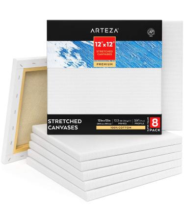 Arteza Watercolor Paper Pad, 9 x 12 Inches, 14 Sheets of Double