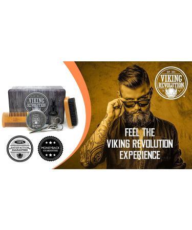 Viking Revolution Beard Care Kit for Men - Ultimate Beard Grooming Kit