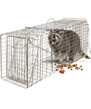Humane Cat Trap Cage Catch Release Live Animal Rodent Cage