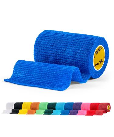 6 Rolls SPORTTAPE Self-Adhesive Football Sock Tape, 5cm x 4.5m - White, Cohesive Bandage Sock Wrap, Shin Pad Tape, Goalkeeper Wrist Tape &  Football Ankle Tape