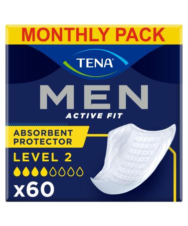 TENA Men Dry-Fast Core Moderate Adult Male Bladder Control Pads 20