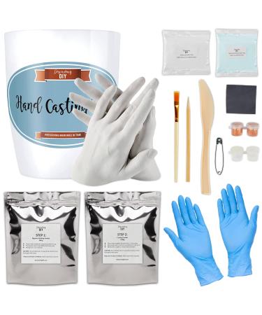 Hand Casting Kit for Couples with Practice Kit - Plaster Hand Mold Casting  Kit, DIY Casting Kit for Adults, Hand Mold Kit Gifts for Weddings,  Birthdays and Anniversary gift for couple gifts 
