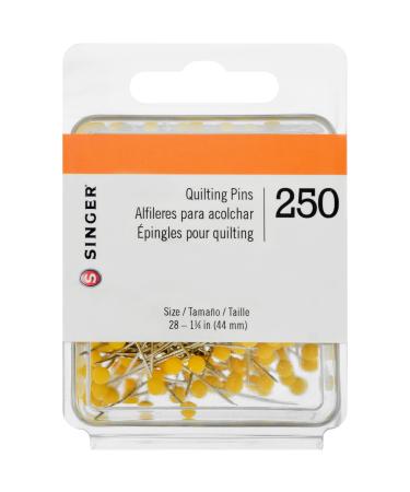 SINGER 00352 Ball Head Quilting Pins, 250-Count