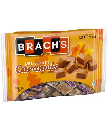 Brach's | Milk Maid Caramels | Halloween Candy for Halloween Treat Bags, Trick or Treat Candy for Halloween Candy Bags | 10 oz