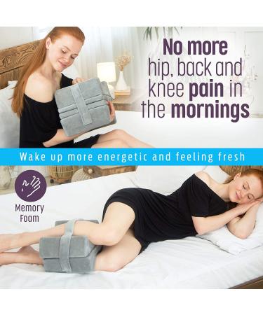 Memory Foam Knee Pillow for Side Sleepers - Between The Knees/Side