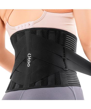 Men Women Sciatica Lower Back Lumbar Support Belt Brace Pain Relief Girdle  Band 