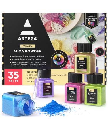 ARTEZA Acrylic Paint Markers, Pack of 3, A202 True Red, 1 Thin and 2 Thick  (Chisel + Bullet Nib) Acrylic Paint Pens, for Metal, Canvas, Rock, Ceramic