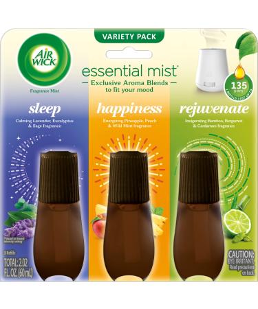 Air Wick plug in Scented Oil 3 Refills, Apple Cinnamon Medley, Holiday  scent, Holiday spray, (3x0.67oz), Essential Oils, Air Freshener, Packaging  May Vary Apple Cinnamon Medley 0.67 Fl Oz (Pack of 3)