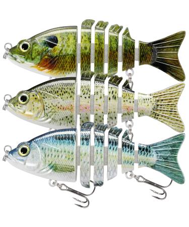 TRUSCEND Sinking Wobblers Fishing Lures Jointed Crankbait Swimbait