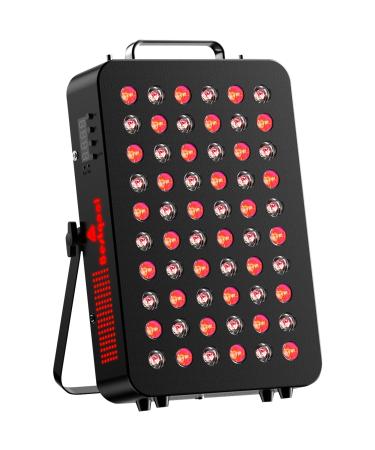 Bestqool Red Light Therapy Device - Near Infrared Light Therapy with Timer, 60 Clinical Grade LEDs, 660nm 850nm High Power Red Light Panel for Fast Recovery, Skin Health, Pain Relief. 95W.