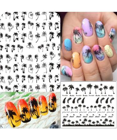 MAIOUSU STORE 4770pcs, 120 Sheets 4 Designs Nail Art Stencils French Tip  Guides Stickers Nail Art Tips Guides for DIY Decoration Stencil Tool