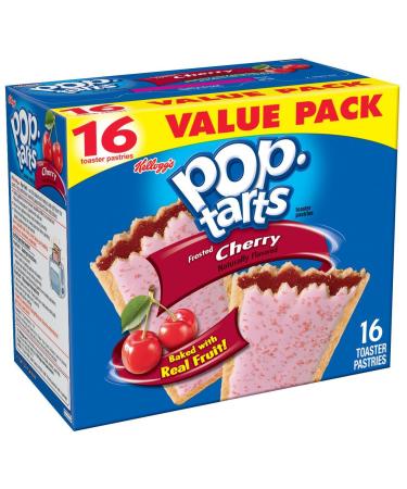 Kellogg's Frosted Cherry Pop-Tarts 16 Count 29.3 OZ
