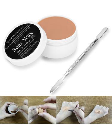 Wismee Sfx Makeup Special Effects Makeup Kit with Scar Wax (1.6  Oz),Halloween Makeup Fake Blood Gel(1.06Oz),Makeup Spatula,Nude Color Putty,Pink  Stipple Sponge Fake Wound Moulding Scars Wax Set - Yahoo Shopping