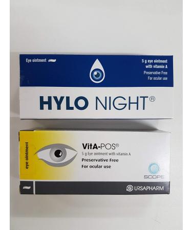VitA Pos Eye Ointment 5G Vitamin A Bulk Buy 3 Tubes - PACK OF 4