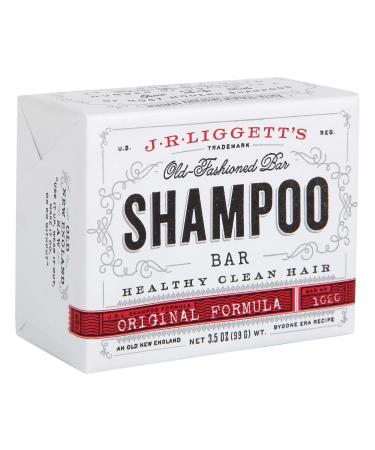 J R LIGGETT'S All-Natural Shampoo Bar  Original Formula - Supports Strong and Healthy Hair - Nourish Follicles with Antioxidants and Vitamins - Detergent and Sulfate-Free  One  3.5 Ounce Bar Original 3.5 Ounce (Pack of 1...