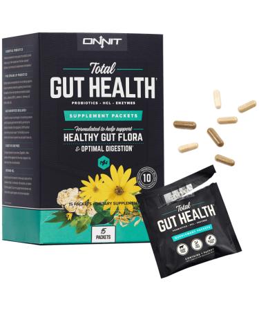 Onnit Total Gut Health Supplement Packets 15 Packets