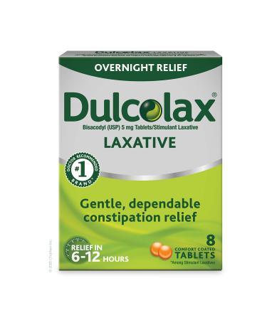Dulcolax Stimulant Laxative 8 Count 8 Count (Pack of 1)