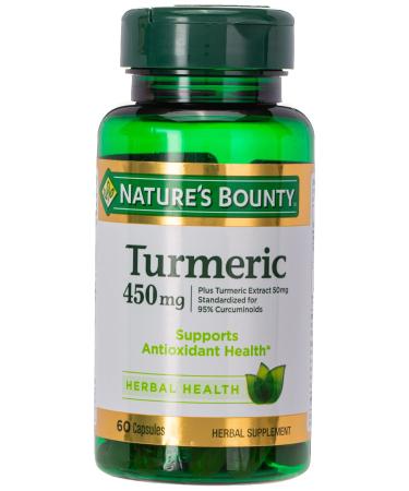 Nature's Bounty Turmeric 450 mg 60 Capsules