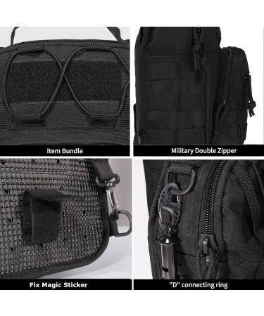 YAKEDA Tactical EDC Pouch Bag Waist Bags Pouch for Men Molle Military Belt  Pouch Shoulder Bag