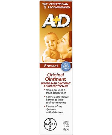 A&D Original Diaper Rash Ointment, Baby Skin Protectant