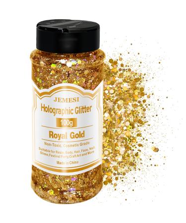 Holographic Chunky Glitter, 100g Black Cosmetic Craft Glitter for Epoxy  Resin, Nail Sequins Iridescent Flakes, Body, Face, Hair, Nail, Glitter  Slime Making