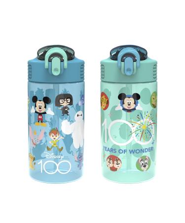 Zak Designs Paw Patrol Kids Water Bottle with Spout Cover and Built-in Carrying Loop, Durable Plastic, Leak-Proof Water Bottle Design for Travel (16