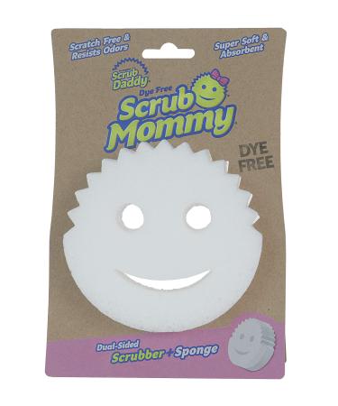 Scrub Daddy 4ct + Scrub Mommy 4ct - Scratch-Free Multipurpose Dish Sponge -  BPA Free & Made with Polymer Foam - Stain & Odor Resistant Kitchen Sponge