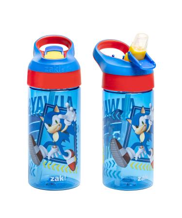 Trolls 17.5oz Plastic Water Bottle Blue/Pink - Zak Designs 17.5 oz