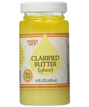 Trader Joes Clarified Butter (Ghee) (2 - 8 oz Jars)