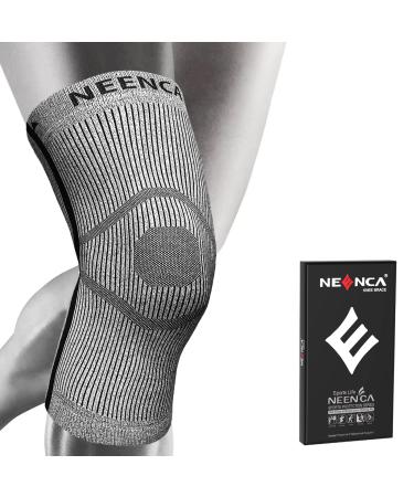 NEENCA Copper Knee Support Brace(Pair) Professional Knee Sleeves with Copper  Ions Infused Fiber Technology Premium Compression Support for Knee Pain  Sports Arthritis ACL Joint Pain Relief S Copper